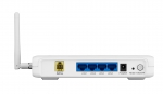Modem, router wireless ASUS DSL-G31 (vedere spate, porturi de retea)