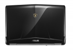 Laptopul Asus-Lamborghini VX5 (negru, vedere de sus, inchis)