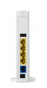 Routerul wireless ASUS RT-N13U (porturile din spate)