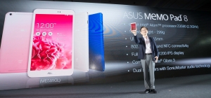 ASUS unveiled Fonepad 8, an 8-inch tablet with built-in 3G connectivity and phone functionality