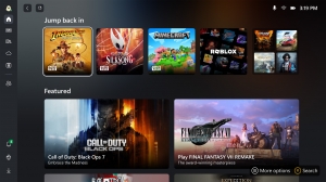 Interfata pre-lansare ROG Xbox Ally
