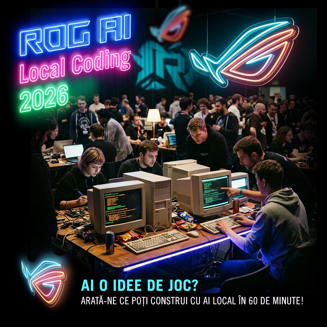 ASUS lansează ROG AI Local Coding 2026